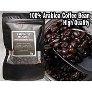 French Roast Freshly Baked Freshly Roasted 100% Arabica Coffee bean blend- Dark Roast Biji Kopi