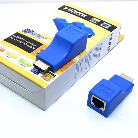 HDMI-Compatible Extender RJ45 Port 30 Meters Over UTP LAN Cable CAT5e/CAT6 Support 4K 1080P 3D HDCP 