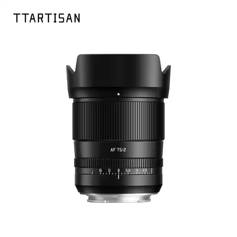TTArtisan Auto Focus 75mm F2 full frame mirrorless camera lens E Z mount for Sony A7M4 zve10 FX30 Ni