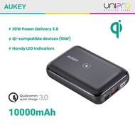 Aukey PB-WL01S 20W PD 10000mAh Basix Pro Mini Wireless Charging Power Bank