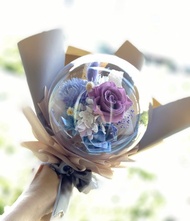 鈔票花 不凋花 乾燥花 波波球花束 情人節花束 畢業花束 生日花束