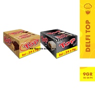 Delfi Top Wafer Caramel Chocolate 9gr x 24 pc