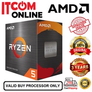 AMD RYZEN 5 5500 5500GT 5600GT PROCESSOR (VALID BUY PROCESSOR ONLY)