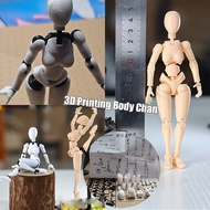 Body Chan 3D Printing Toy DIY Lucky 13 Body Chan Action Figure Multi-Jointed Movable Model T13 Body 