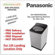 Panasonic NA-F90A9HRQ 9KG  Top Load Washing Machine for Stain Care + 1 Year Local Manufacturer Warranty + FREE DELIVERY