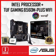 ASUS TUF GAMING B560M-PLUS WIFI B560 LGA1200 MOTHERBOARD + Intel 10TH / 11TH GEN CORE I3 / I5 / I7 /
