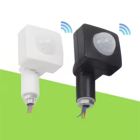 LED Motion Sensor 220V 110V Auto PIR Infrared Detector 180 Degree Rotatable Outdoor Timer Light Swit