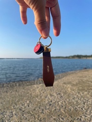 【免費燙字】簡約皮革鑰匙圈/鑰匙圈/質感鑰匙圈/送禮/畢業禮物