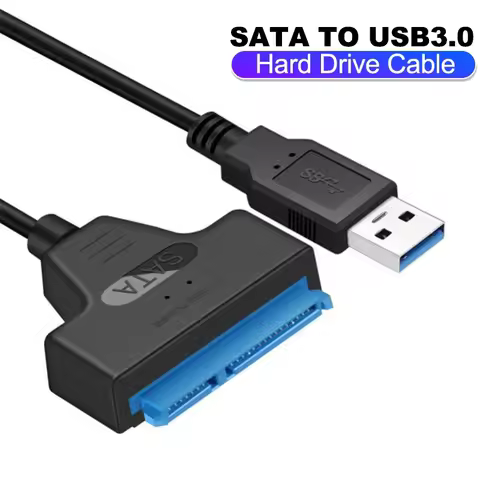30cm SATA to USB 3.0 Adapter Cable For 2.5 inch Hard Drive SSD/HDD Data Transfer External Hard Disk 