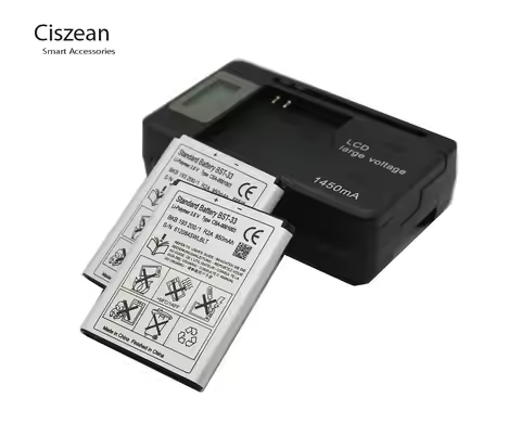2x BST-33 950mAh Smart Phone Replacement Battery + LCD Charger For K530 K550 K630 K660i K790 K790i K