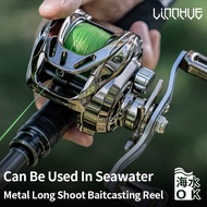 Waterproof  Fishing reel 6.3:1 speed 6 Enclosed ball bearings Baitcasting Stainless Ball Bearings Ma