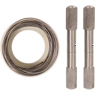 Amagogo Stainless Steel Cable Saw,Hand Pocket String Rope Saw,Manual Camping Removal Compact Wire Sa