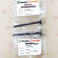VALVE SET , VALVE SEAL & VALVE SPRING - KEEWAY/BENELLI - RKV 200 (100% ORIGINAL PARTS.)