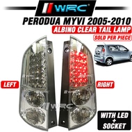 Perodua Myvi 2005 - 2010 Albino Clear Tail Lamp ( 1pc )