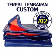 Korean A12 type plastic tarpaulin, size 3x5 meters