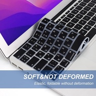 For MacBook Air Ukrainian Cyrillic Alphabet Layout Keyboard Cover Skin M4 A3240 M3 A3113 M2 A2681 & 