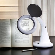 1.8x/3D/100mm 書桌型護眼LED檯燈放大鏡【E062】