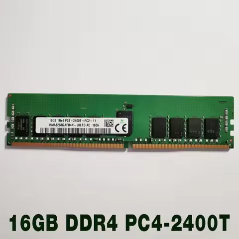 1 pcs RAM RECC HMA82GR7AFR4N-UH Memory High Quality Fast Ship 16GB DDR4 1Rx4 PC4-2400T