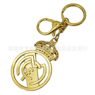 5Pcs/set Keychain Pendant Liverpools F.CS Juventuss F.C. Real Madrids CFS Large Football Team Metal 