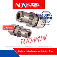 8MM x 6MM Reducer Union Connector 8MM x 6MM Stainless Steel Tube/