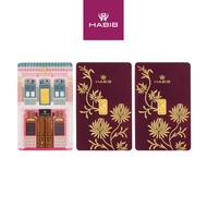 HABIB 2.5g Bundle 999.9 Gold Bar Tekat (1g x 2pcs) and Gold Bar Peranakan (0.5g x 1pcs)