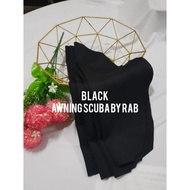 kain awning tudung scuba siap potong 16 x 10 inci