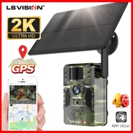 LS VISION 2K 4G solar Alert Intelligent Wildlife Camera 0.2s Trigger Ai Motion Detection Alarm IP66 