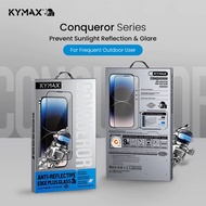 KYMAX ANTI-REFLETIVE EDGE PLUS GLASS CONQUEROR IPH17PROMAX,IPH17AIR,IPH17PRO,IPH17, IPH16,IPH15,IPH1