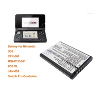 Cameron Sino 1300mAh Baery CTR-003 for Nintendo 2DS XL, 3DS, CTR-001, JAN-001, MIN-CTR-001,Switch Pro Controller