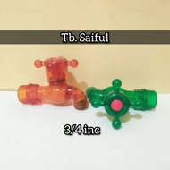 3/ 4 inch pvc water tap (JEJE). TRANSPARENT WATER FAUCET