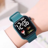 Electronic Wrist Watch LED Digital Smart sport watch Luminous Square Dial Kids wristwatch for Children Birthday