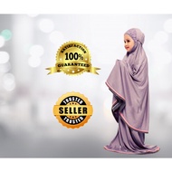[READY STOCK] TELEKUNG ARAFAH LACE KANAK-KANAK 3 SIZE SESUAI 2, 4, 6 hingga 9 TAHUN