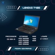 Laptop Lenovo Thinkpad T420 Core i5 Gen 2 Ram 8GB Ssd 256Gb
