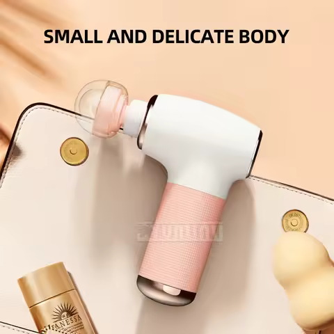 Mini Fascia Gun Portable Relaxation Massage Muscle Fitness Massage Stick Smart Vibration Massage Gun