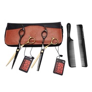 KASHO Vàng Đen 6.0 Inch Kéo Cắt Tóc 440C Chuyên Nghiệp Bằng Thép Không Gỉ Kiểu Tóc Dụng Cụ Salon