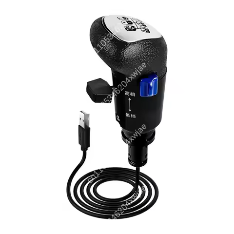 18 Speed Truck Shifter Knob Range Splitter with USB for Euro Truck Simulator 2 American Truck Sim