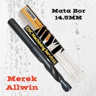 MATA Drill Drill 14.5 MM Iron Drill Bit 14.5mm ALLWIN Shank Handle 1/ 2 inch ( 12.7mm) HSS