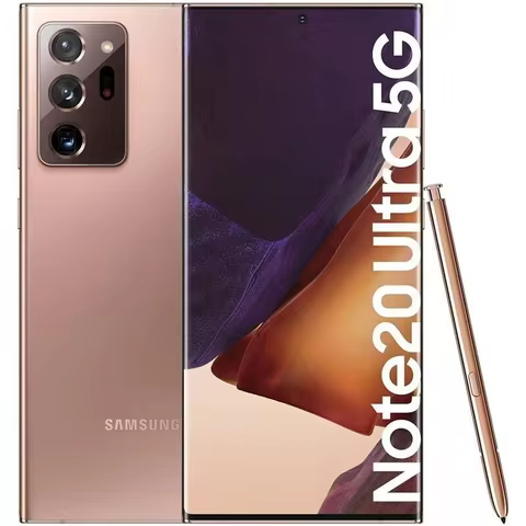 Samsung - Galaxy Note 20 Ultra 5G (SM-N986U) Mystic Bronze (128gb) - Authentic ，Grade 1-4 Refurbishe