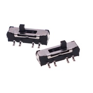 100 Small Toggle Switch MSK23D19 Eight-pin Vertical Patch Three-speed Mini Sliding Switch 2P3T