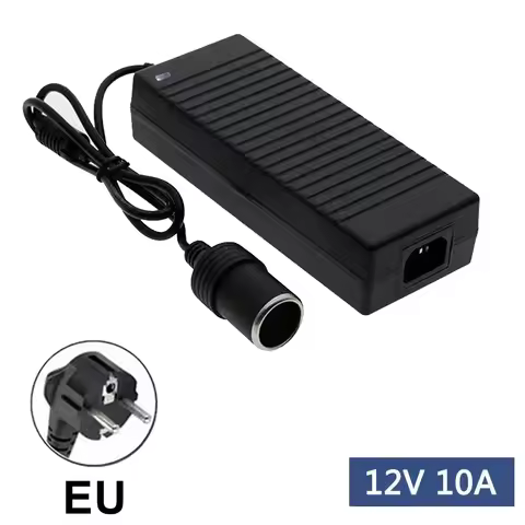 Car Power Adapter Converter Power Convert AC Adapter DC 110V/ 220V to 12V 10A Power Adapter Supply L