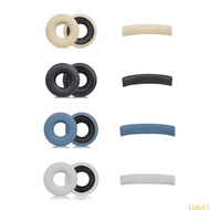 Lidu11 1pair Elastic Ear Pads Covers for WH-CH520 Headphone Noise Cancelling Earmuff Headband Cushio