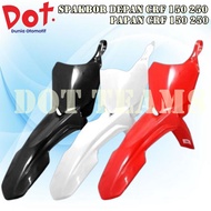 HONDA FRONT FENDER SET NUMBER PLATE CRF 150 250 CROSS TRAIL MOTORCYCLE SUPERMOTO SUPER MOTO DIRTBIKE