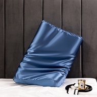 New Luxury Premium Ice Silk Latex Pillowcase Size 50*30 &amp; 60*40cm 1pc/set Smooth Cool Feeling Anti-bacterial Anti-dust Contour Shape Pillow Cover With Zipper