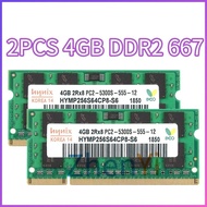 For Hynix 8GB (2x 4GB) DDR2 667MHz PC2-5300S 200Pin 1.8V SODIMM Laptop Upgrade Memory lr