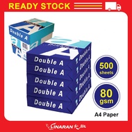Double A : A4 Paper 80gsm/70gsm 1 Ream / 500 sheet Kertas
