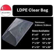 [SG Local Seller] LDPE Bag | Plastic Bag (Food Grade) Plastic Bag Plastic Packaging