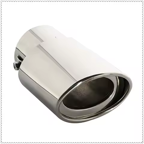 Universal Car Accessories Muffler Tip Round Stainless for Honda Accord Urban Element Step REMIX CRV 