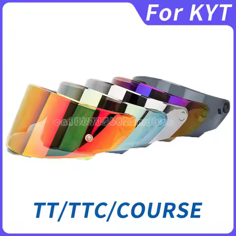 Helmet Visor for KYT TT COURSE Motorcycle Helmet Shield Windshield Sunscreen TTC Helmets Accessories