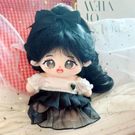20cm Cute Doll Accessories Black Elegant Black Heart Dress Clothes Set Karina Giselle DaHyun Tzuyu TNT Yibo Girls Gift