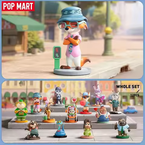 POP MART Disney Zootopia: Next Adventure Series Mystery Box Genuine Blind Box Guess Bag Ornament Fig